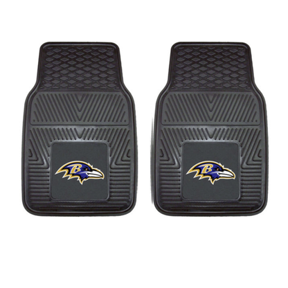 NFL 2-PC VINYL CAR MAT SET